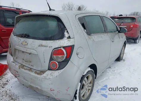 2013 Chevrolet Sonic Lt Auto z USA, uszkodzony, nr VIN 1G1JC6SHXD4172674